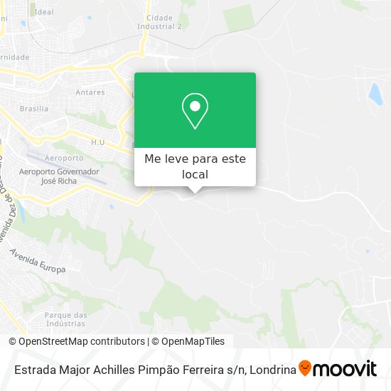 Estrada Major Achilles Pimpão Ferreira s / n mapa