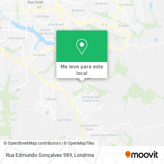 Rua Edmundo Gonçalves 989 mapa