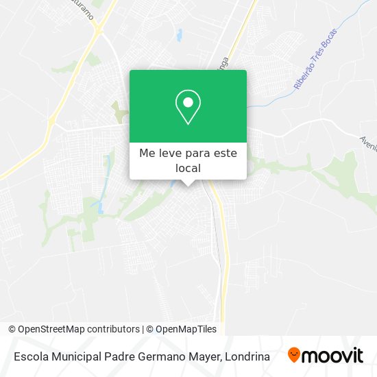 Escola Municipal Padre Germano Mayer mapa