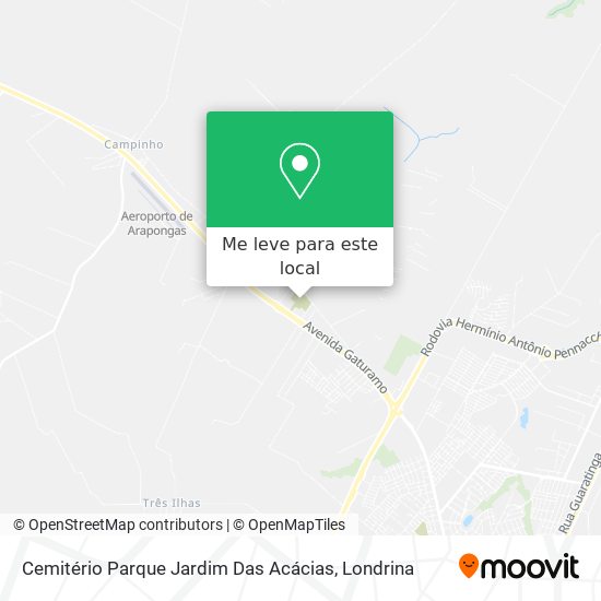 Cemitério Parque Jardim Das Acácias mapa