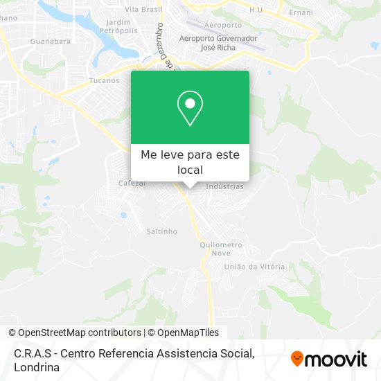 C.R.A.S - Centro Referencia Assistencia Social mapa