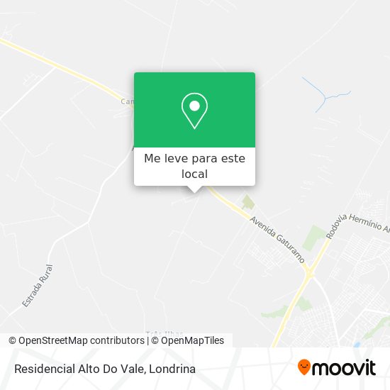 Residencial Alto Do Vale mapa