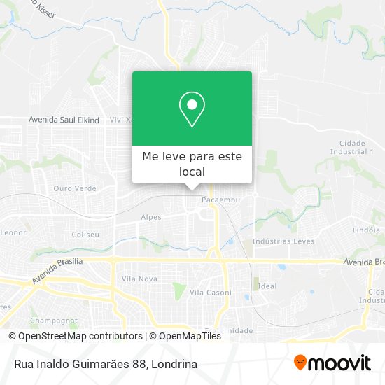 Rua Inaldo Guimarães 88 mapa