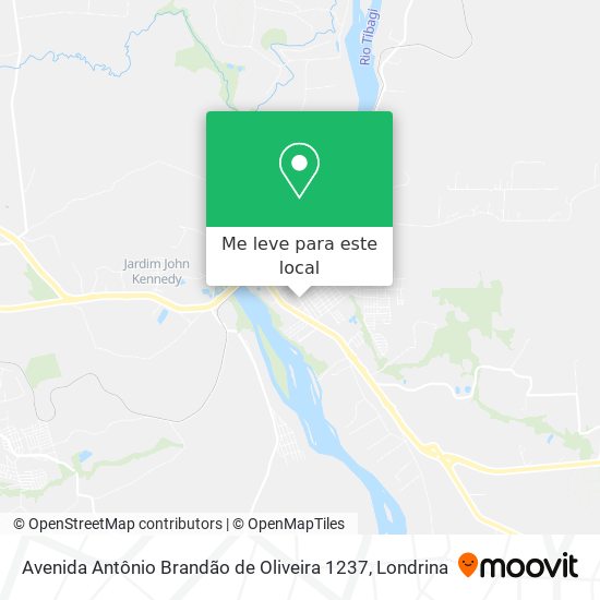 Avenida Antônio Brandão de Oliveira 1237 mapa