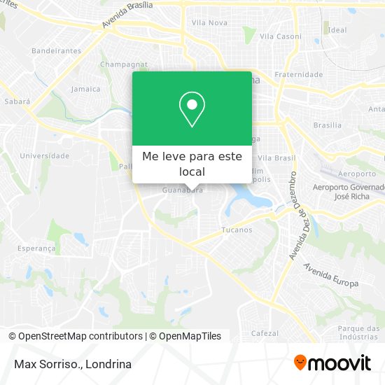 Max Sorriso. mapa
