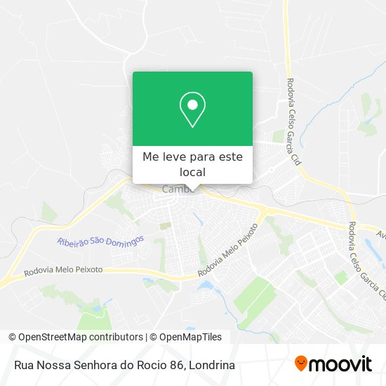 Rua Nossa Senhora do Rocio 86 mapa
