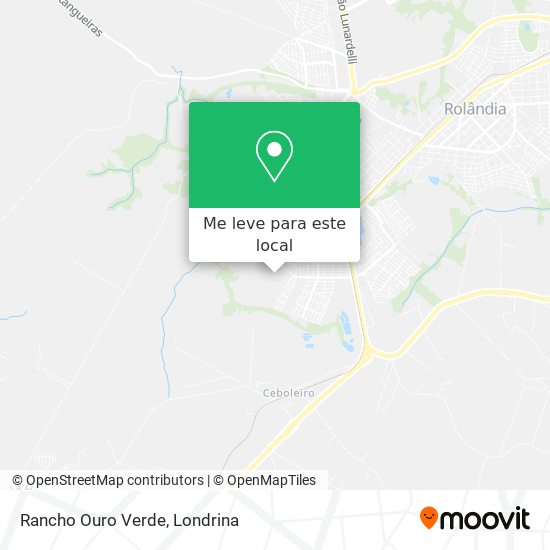 Rancho Ouro Verde mapa