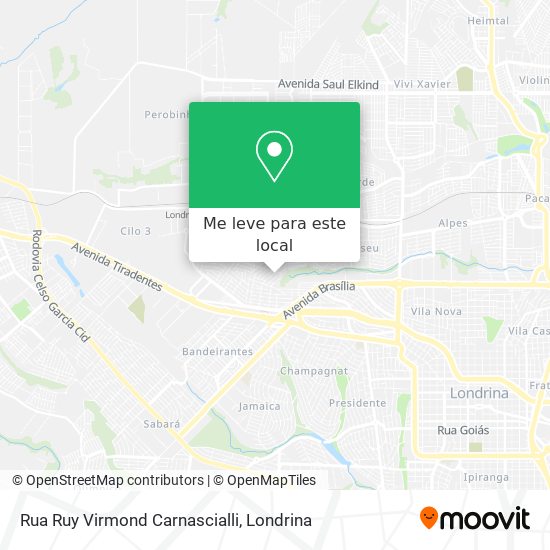 Rua Ruy Virmond Carnascialli mapa