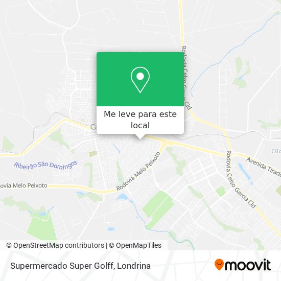 Driving directions to Rede de Supermercados Super Golff - Domingos