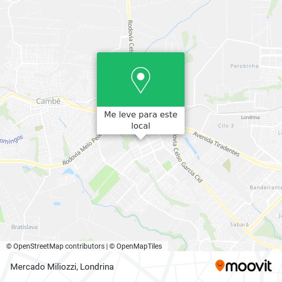 Mercado Miliozzi mapa