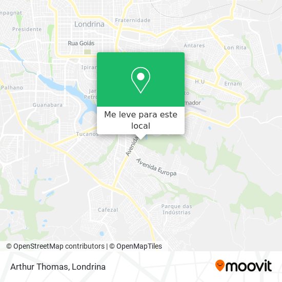Arthur Thomas mapa
