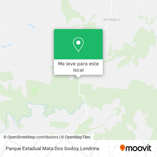 Parque Estadual Mata Dos Godoy mapa