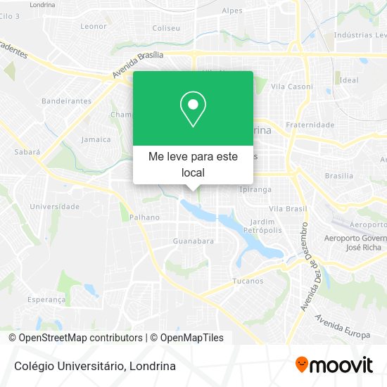 Colégio Universitário mapa