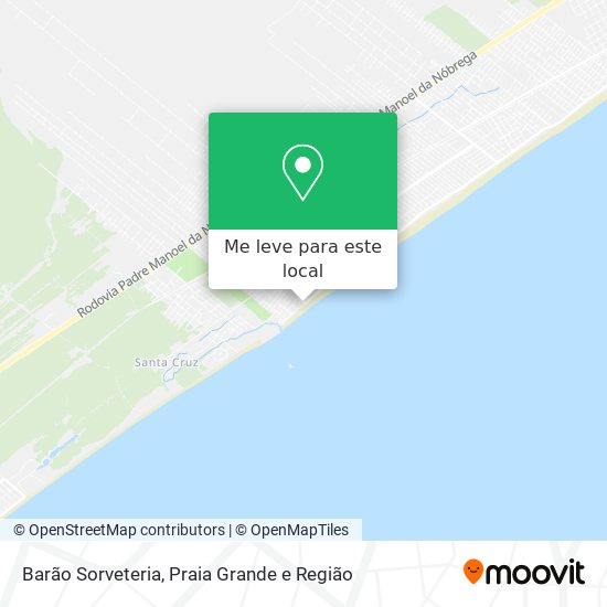 Barão Sorveteria mapa
