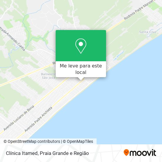 Clínica Itamed mapa