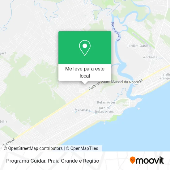 Programa Cuidar mapa