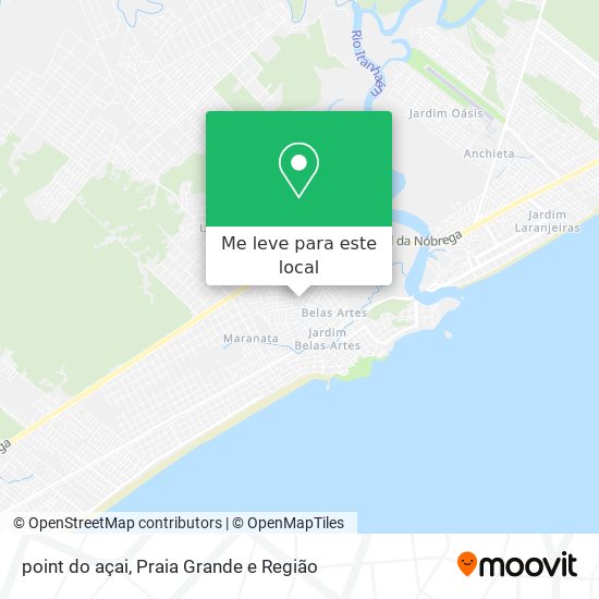 point do açai mapa