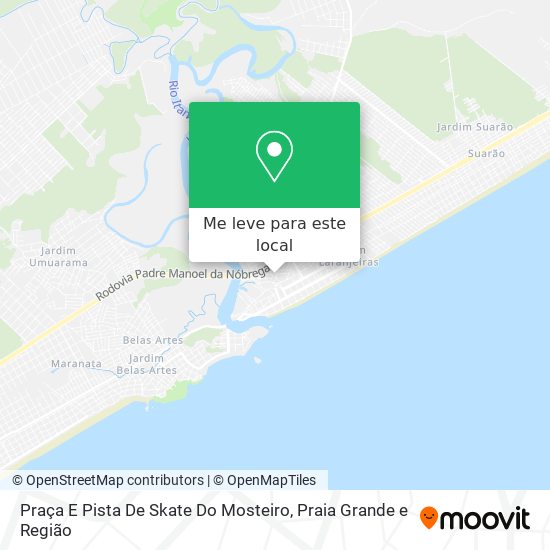 Praça E Pista De Skate Do Mosteiro mapa
