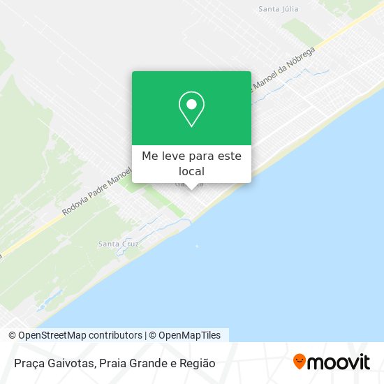 Praça Gaivotas mapa