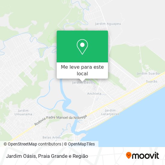 Jardim Oásis mapa