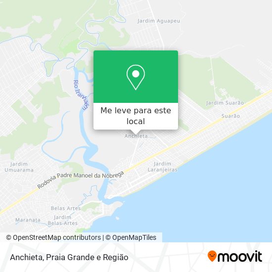 Anchieta mapa