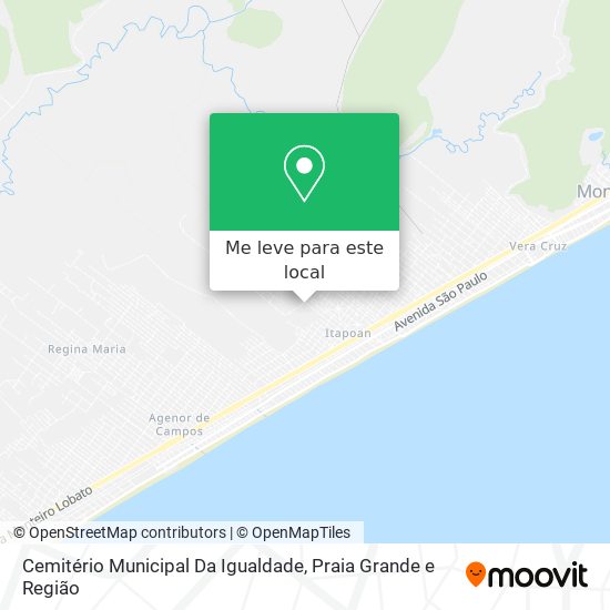 Cemitério Municipal Da Igualdade mapa
