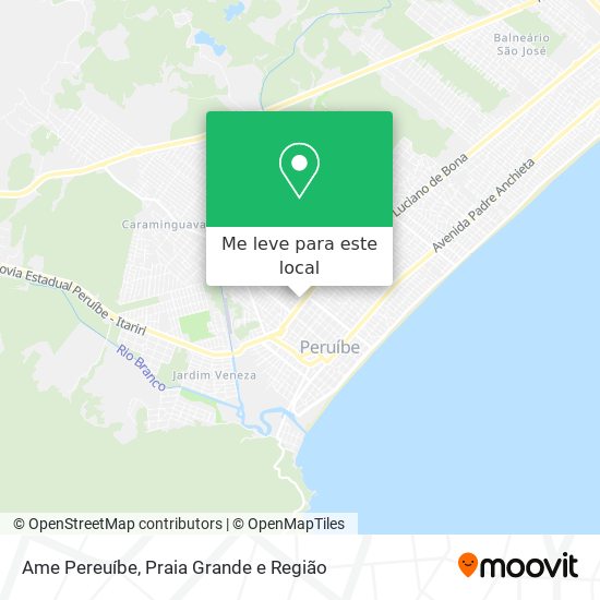 Ame Pereuíbe mapa