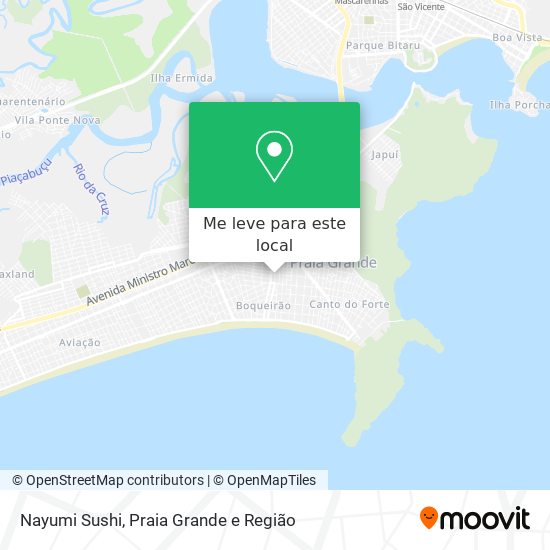 Nayumi Sushi mapa