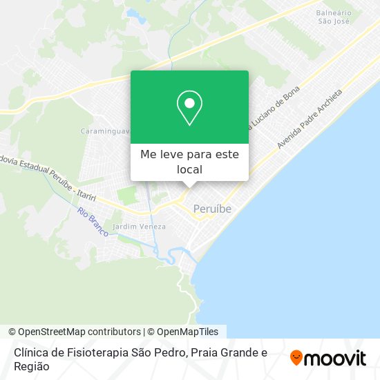 Clínica de Fisioterapia São Pedro mapa