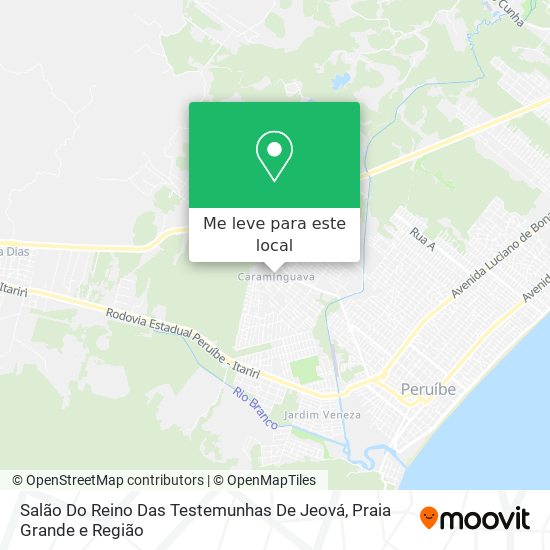 Salão Do Reino Das Testemunhas De Jeová mapa