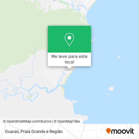 Guaraú mapa