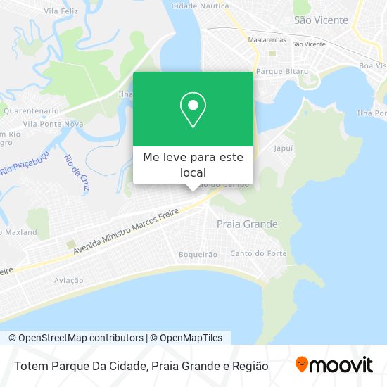 Totem Parque Da Cidade mapa