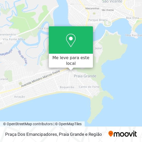 Praça Dos Emancipadores mapa