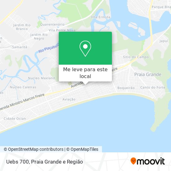 Uebs 700 mapa