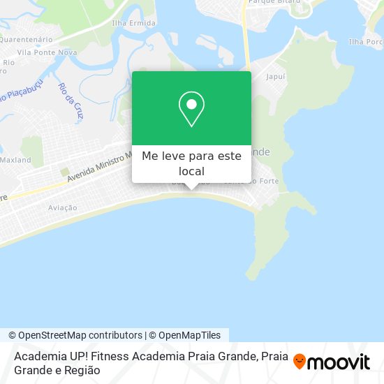 Academia UP! Fitness Academia Praia Grande mapa