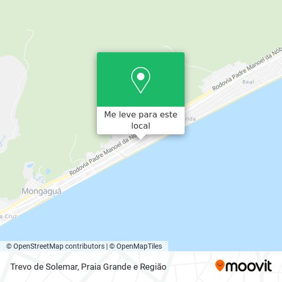 Trevo de Solemar mapa