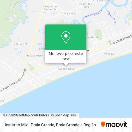 Instituto Mix - Praia Grande mapa