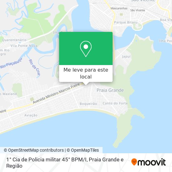 1° Cia de Policia militar 45° BPM / I mapa