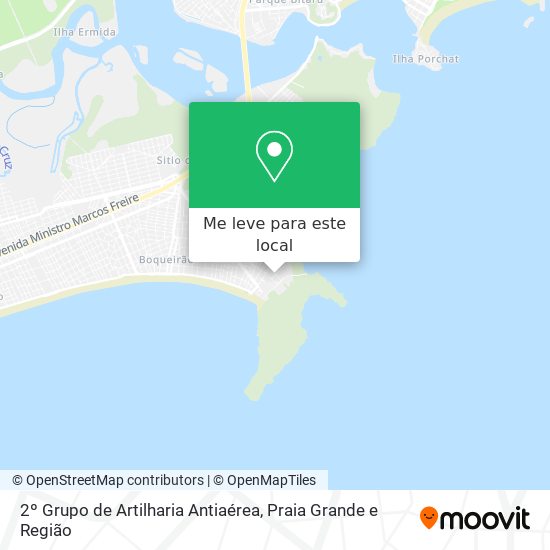 2º Grupo de Artilharia Antiaérea mapa