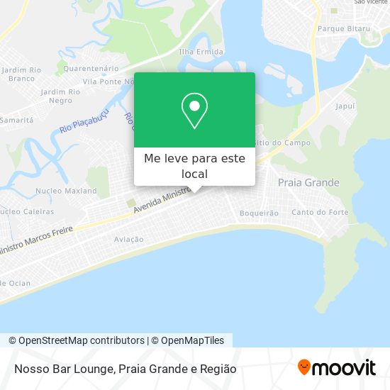 Nosso Bar Lounge mapa