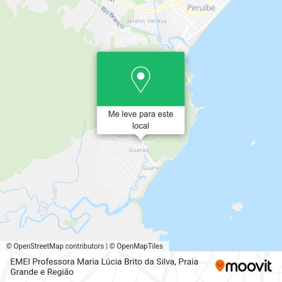 EMEI Professora Maria Lúcia Brito da Silva mapa