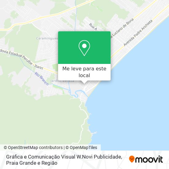 Gráfica e Comunicação Visual W.Novi Publicidade mapa