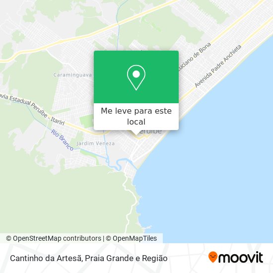 Cantinho da Artesã mapa