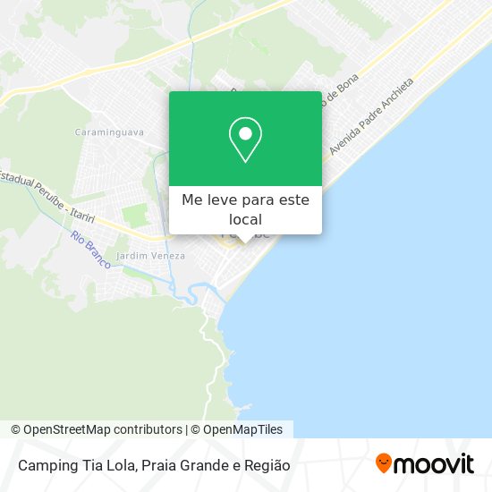 Camping Tia Lola mapa