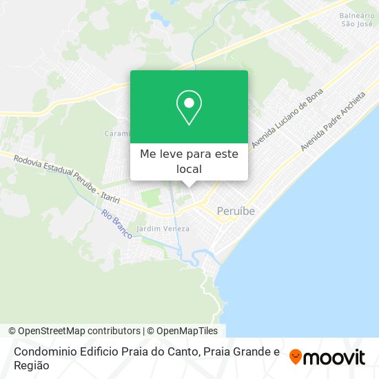Condominio Edificio Praia do Canto mapa