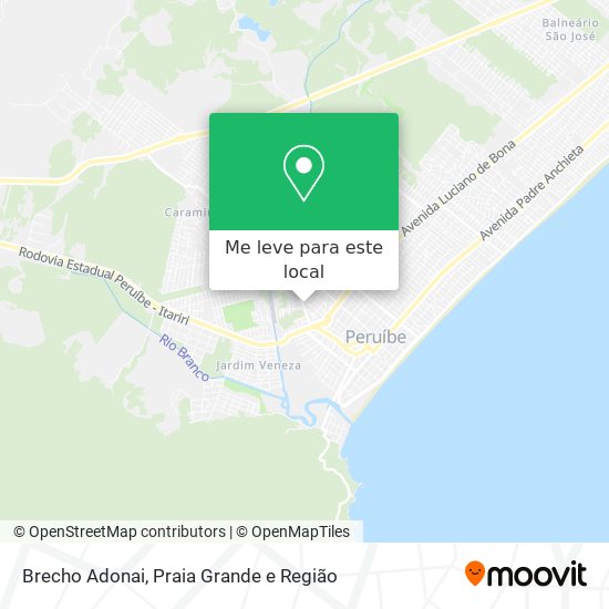 Brecho Adonai mapa