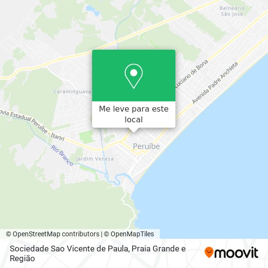 Sociedade Sao Vicente de Paula mapa