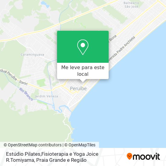 Estúdio Pilates,Fisioterapia e Yoga Joice R.Tomiyama mapa