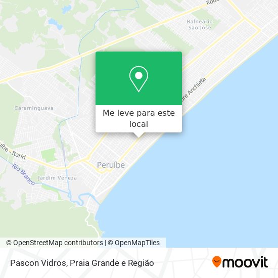 Pascon Vidros mapa