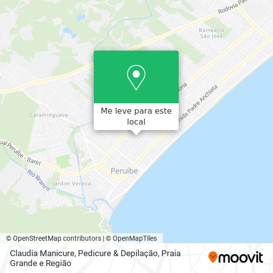 Claudia Manicure, Pedicure & Depilação mapa